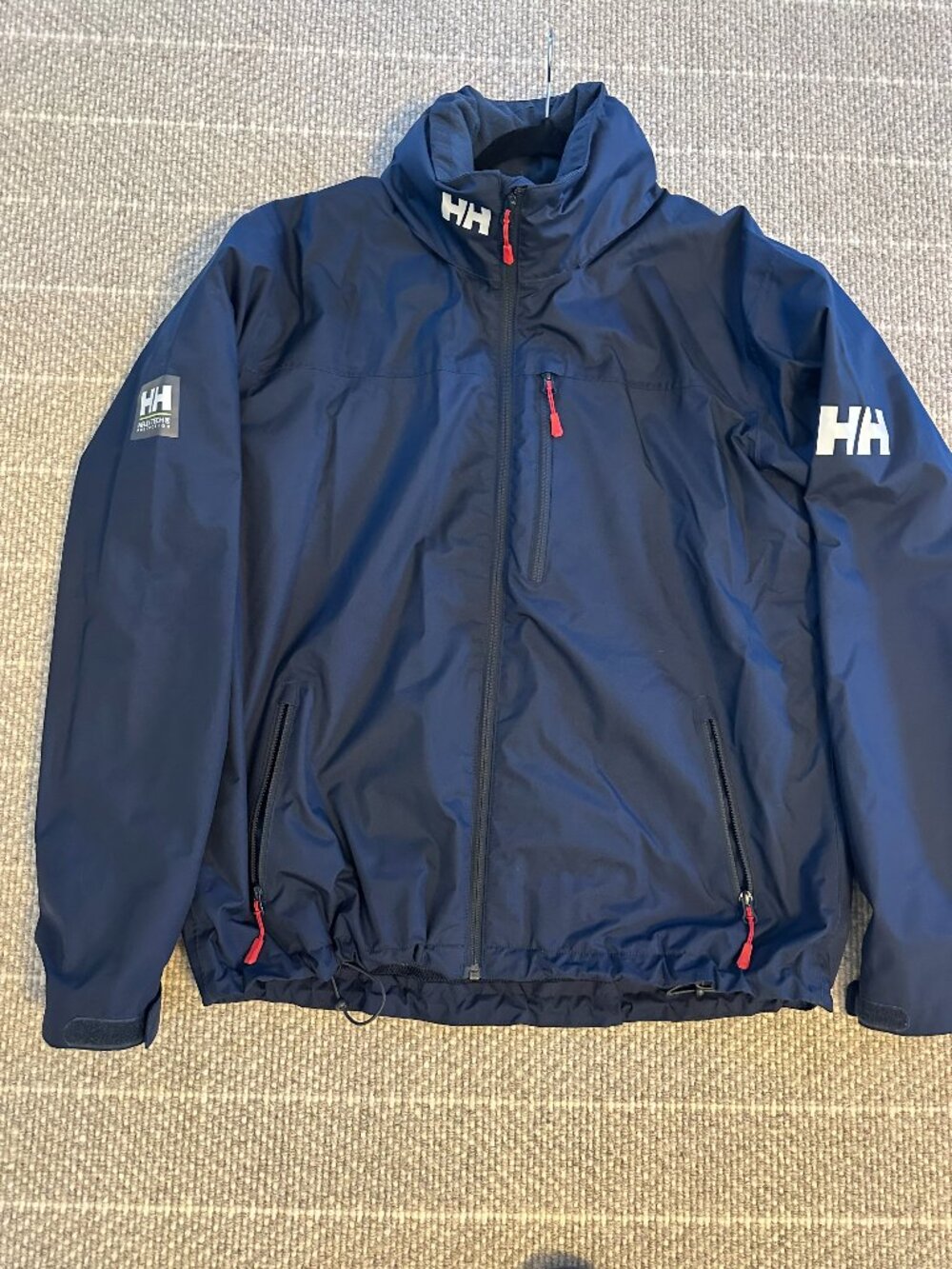 Helly Hansen Men's Crew Sailing Jacket — XL, Navy